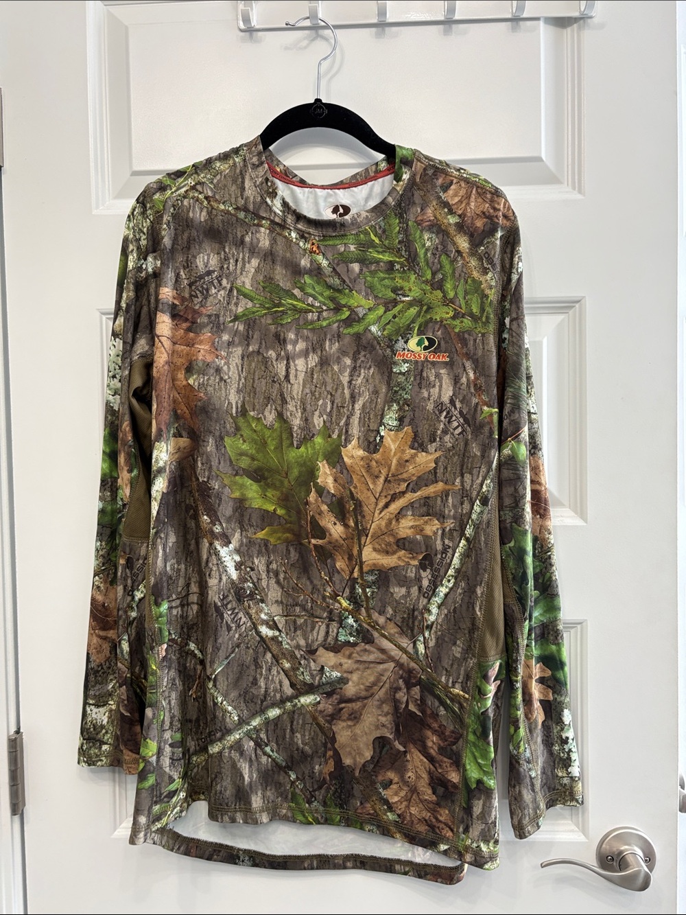 Mossy Oak Real Tree Long-Sleeve Camo Performance Shirt - Brown/Green